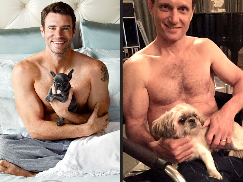 Tony Goldwyn Pokes Fun at Scandal Star Scott Foley for Shirtless Dog Photo