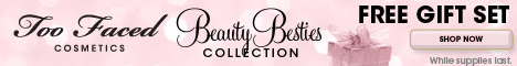 Free Gift with Launch of New TooFaced.com