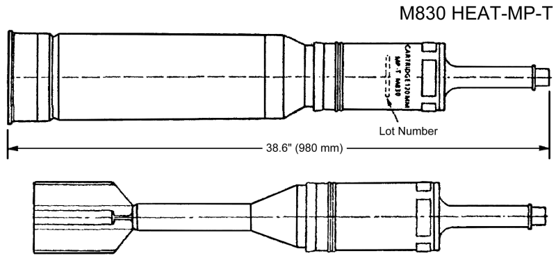 M256 1mm Smoothbore Gun