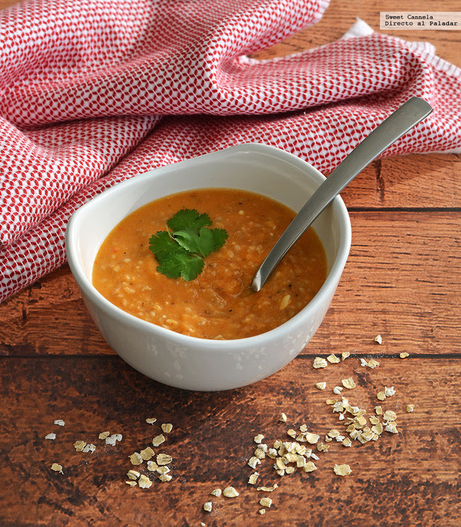 Sopa de Avena Estilo Mexicano