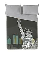 Wild About Words Juego De Funda Nórdica Us Icon (Antracita)