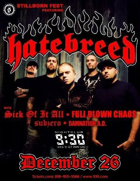 Stillborn Fest - Hatebreed