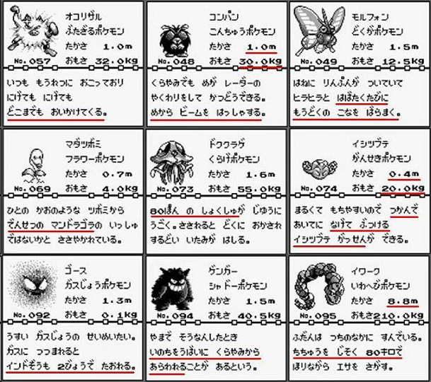 初代ポケモン図鑑クソワロタｗｗｗｗｗｗｗｗ 汁ブログ