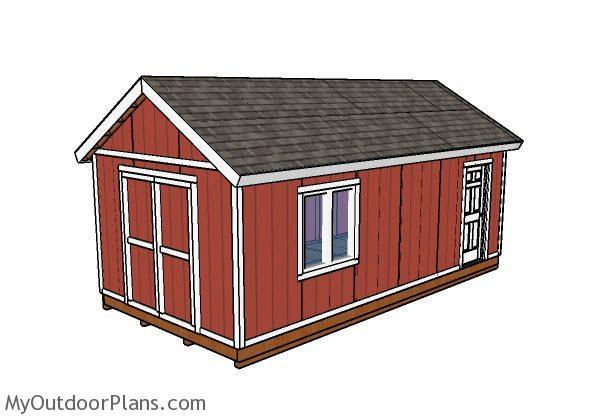 12x24 Shed Plans | MyOutdoorPlans | Free Woodworking Plans 