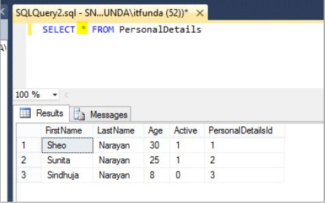 Select distinct few columns