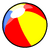 Beach Ball Pin
