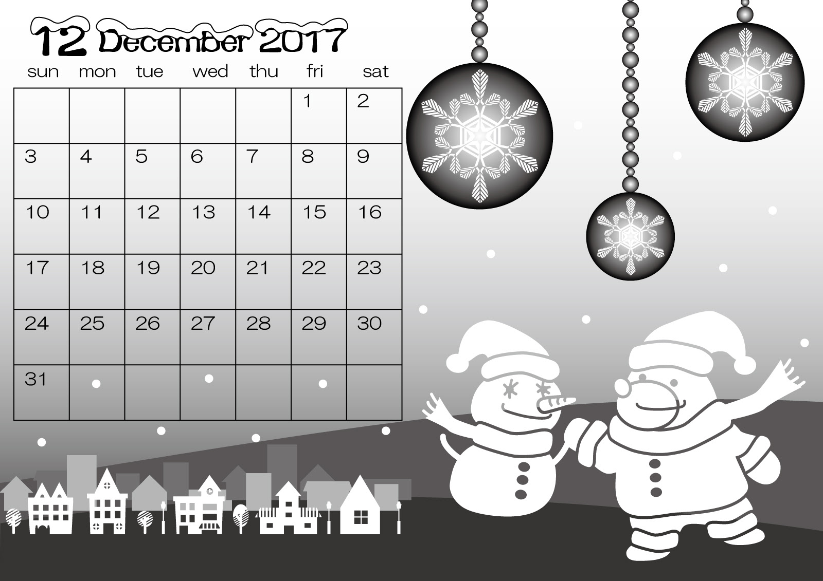 17年12月カレンダー D カレンダー のデザイン Win Winweb素材集