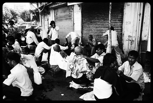 Street Barbers of Banganga by firoze shakir photographerno1