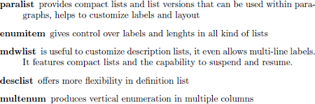 Chapter 4, Creating Lists | TeXblog