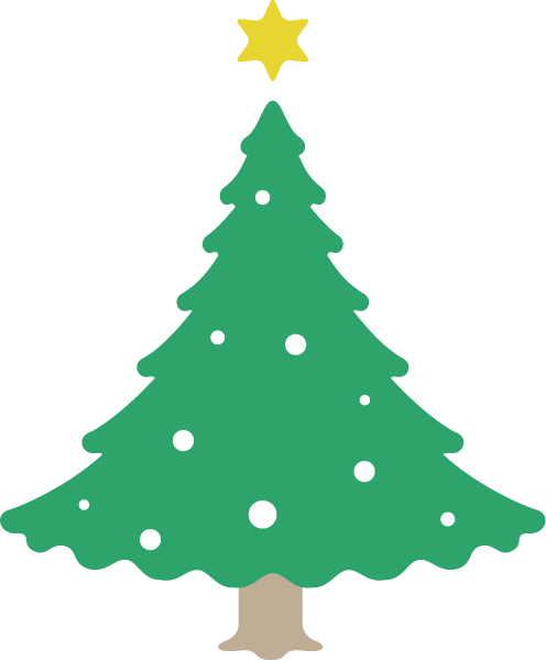 クリスマスツリー イラスト 2 Ec Design デザイン