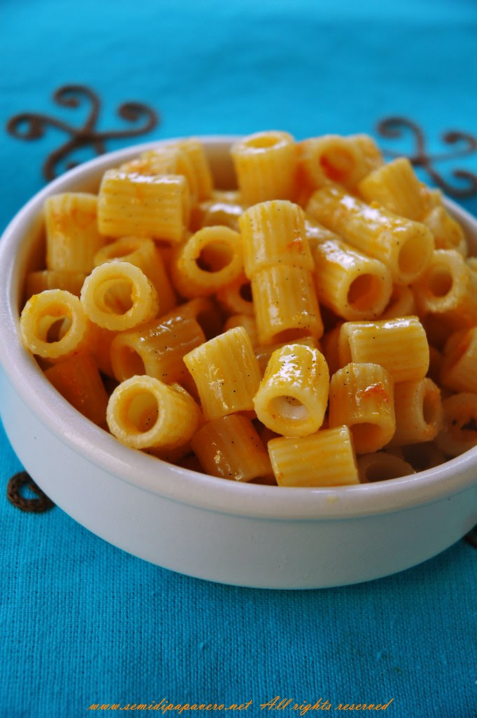 Tubetti zucca e vaniglia