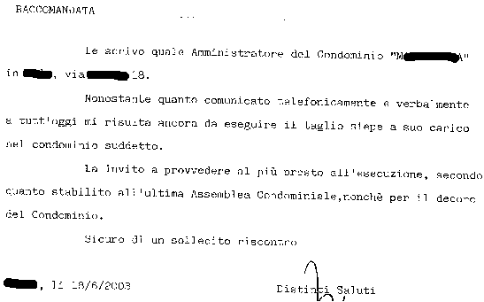 La pulizia delle scale e la manutenzione del giardino - I proprietari ...