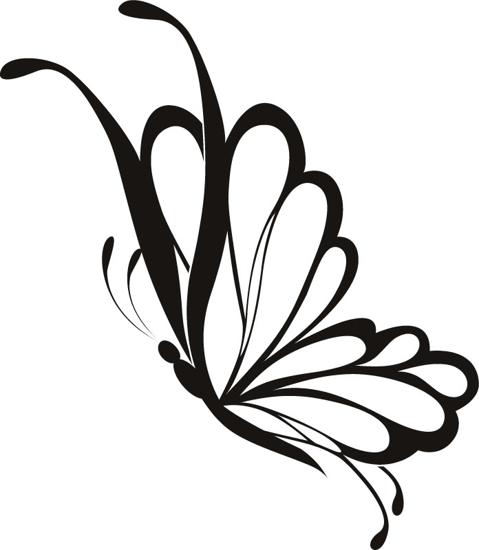 Download side of butterfly pink clipart 20 free Cliparts | Download ...