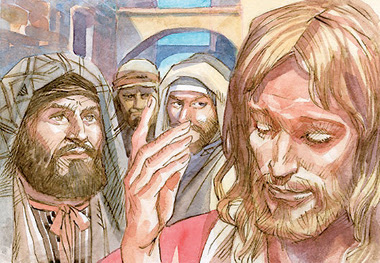 Alcuni farisei domandavano a Gesù se è lecito a un marito ripudiare la moglie