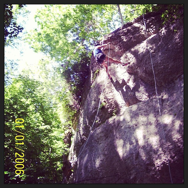 On rappel! Practicing before the Thunder Rolls 24hr adventure race. #adventureracing #rappel #ymcacampbenson #ropes