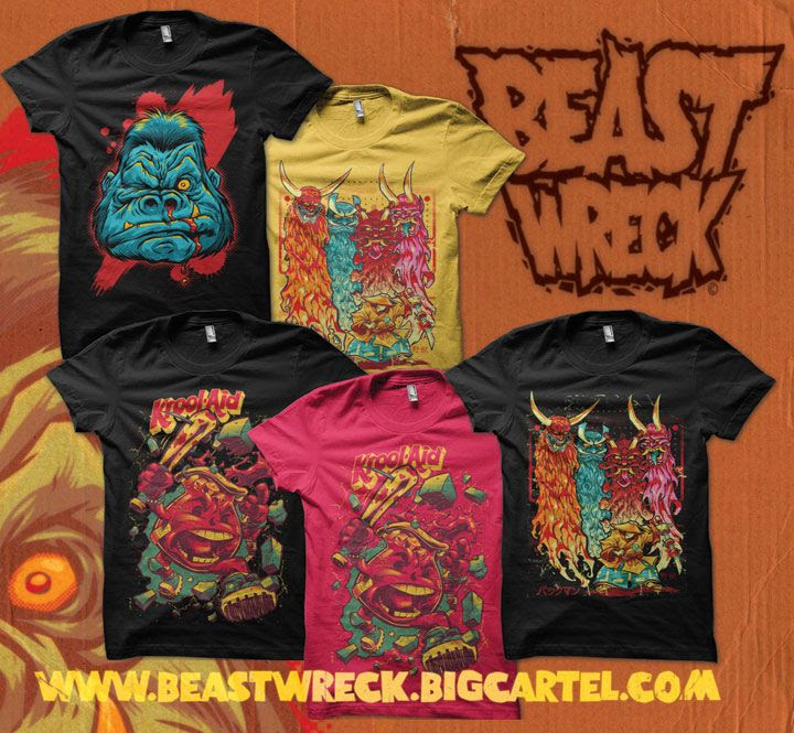 BEASTWRECK Shirts & Stuff is live!