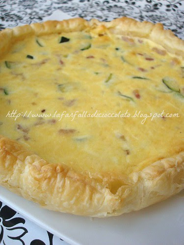 Quiche zucchine e pancetta