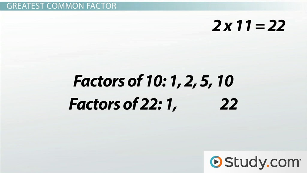What is the greatest common factor of 24 and 56? | Study.com