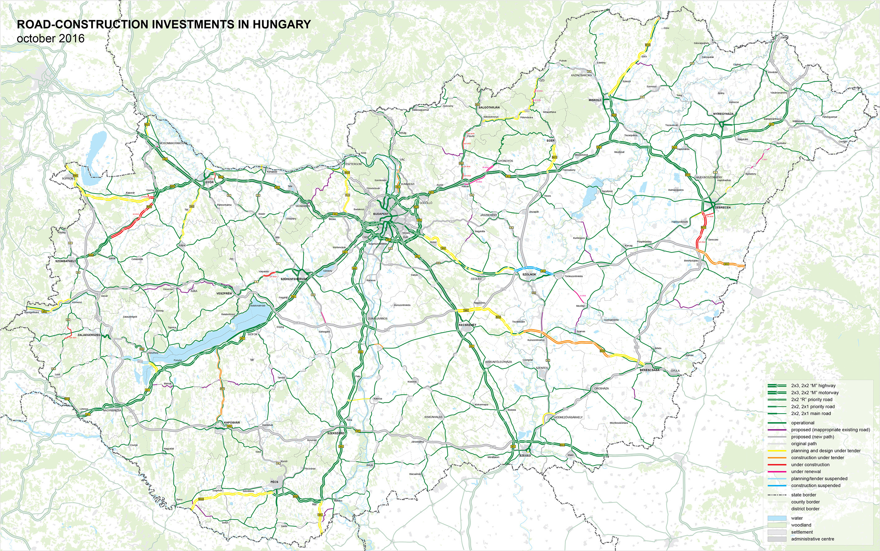 podrobná mapa maďarska Podrobná Mapa Maďarska | adviseurmakelaar podrobná mapa maďarska