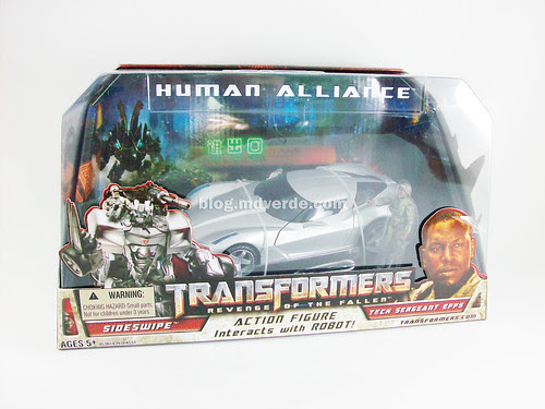 Transformers Sideswipe RotF Human Alliance - caja
