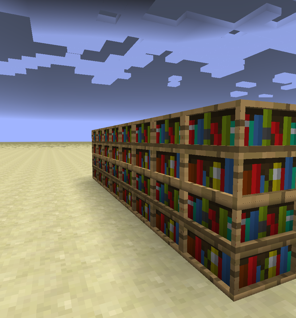 3d Bookshelves Resource Pack Minecraft