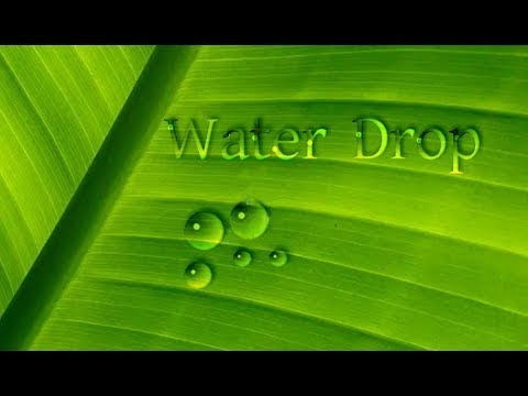 How To Make Water Drop Effect ? Photoshop Tutorial ||