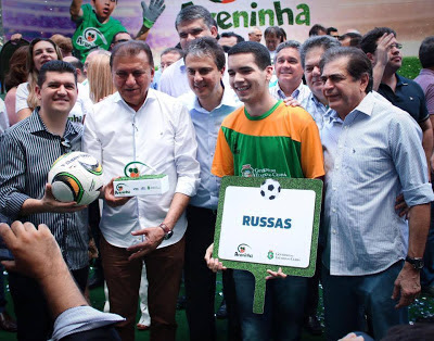 Política - Weber Araújo participou nesta segunda (11) do evento de lançamento do Projeto Areninha