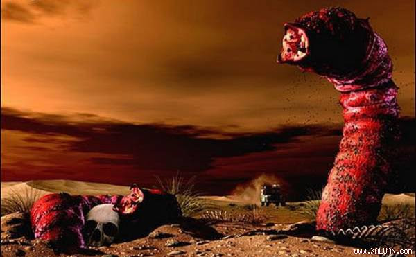  Tranh vẽ mô tả loài sâu tử thần