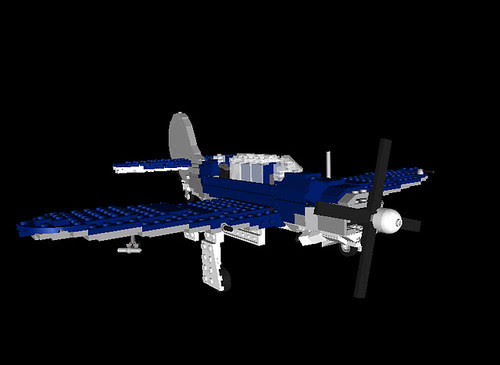 SB2C Helldiver LDview render