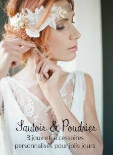 sautoir et poudrier