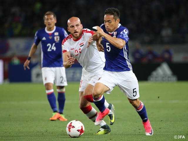 Kirin Challenge Cup 17 Samurai Blue Draw With Syria 1 1 Japan Football Association