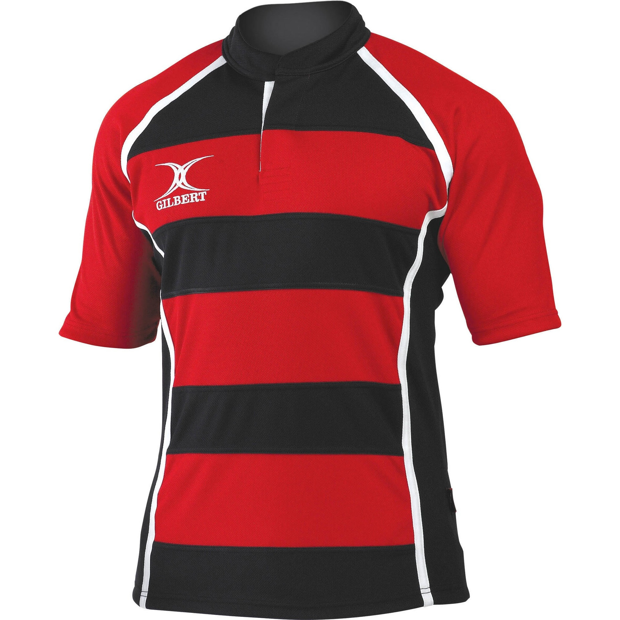 Gilbert Rugby Herren Xact Match Kurzarm Rugby Shirt | eBay