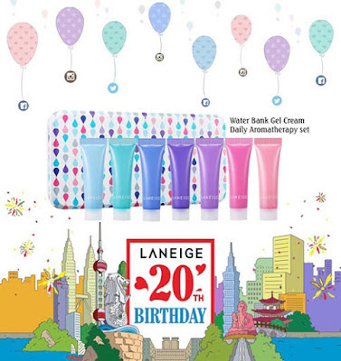 Laneige 20th Anniversary Water Bank Gel Cream Set