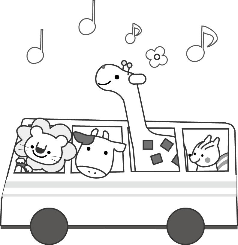 バスのイラスト 無料イラスト フリー素材