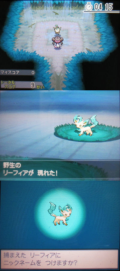 フェスミッションで夢特性リーフィア グレイシアgetだぜ 有栖のポケモン日記