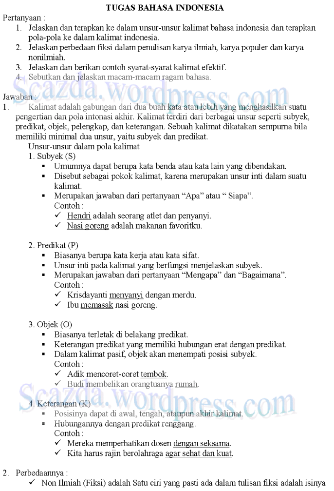 Contoh assignment - writefiction712.web.fc2.com