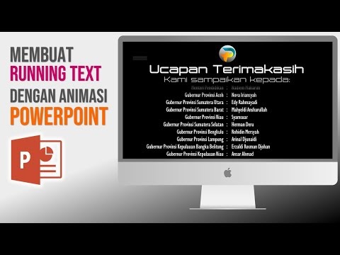 Cara Membuat Animasi Running Text Multi Fungsi Di PowerPoint