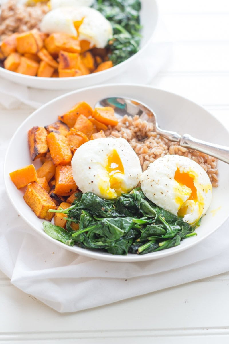 Curried Sweet Potato Breakfast Bowls - Wholefully