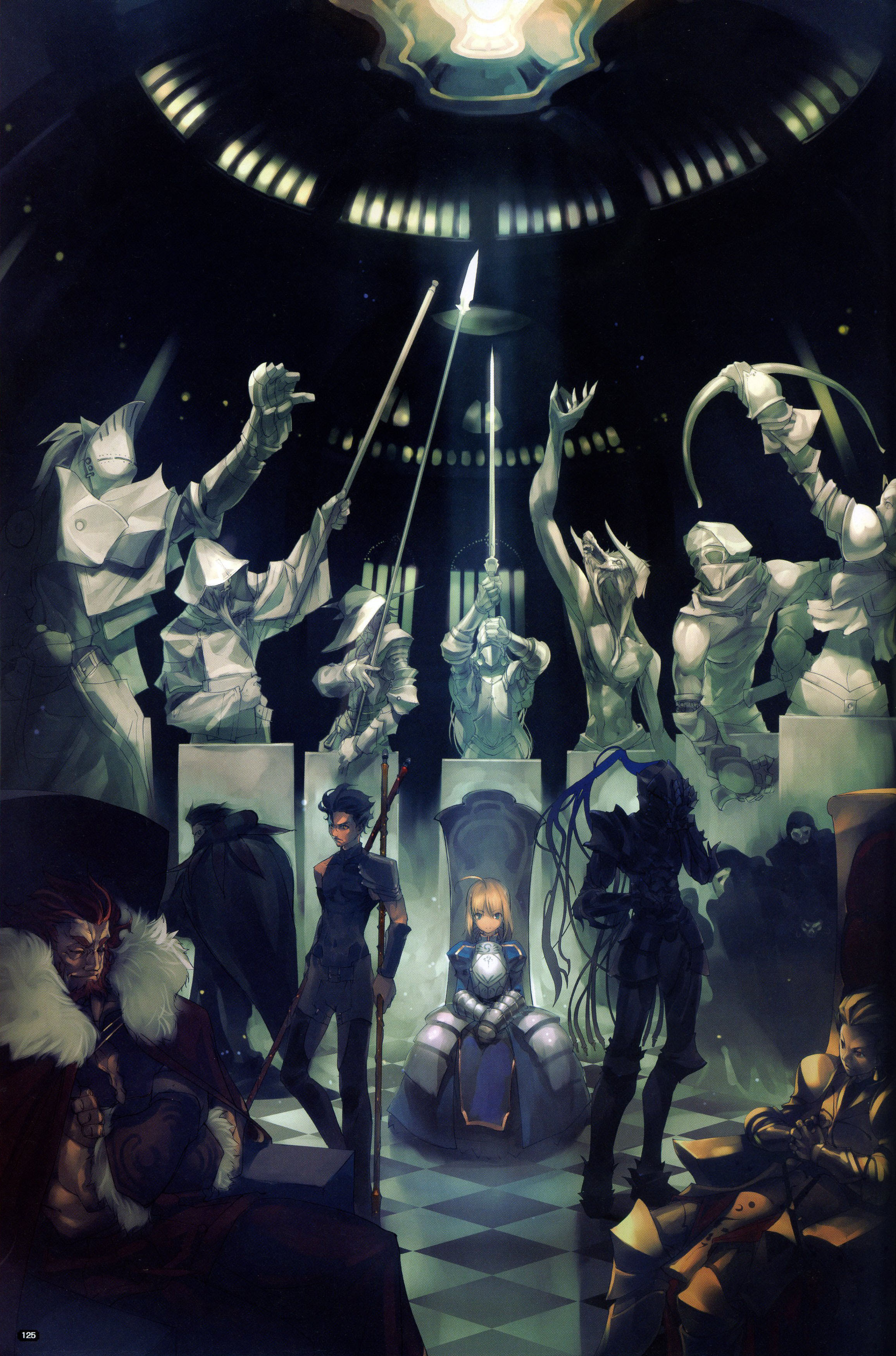 Gilgamesh Fate Stay Night Wallpaper And Scan Gallery Minitokyo