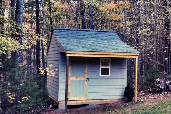 10×12 CAPE COD SHED WITH A PORCH | iCreatables.com