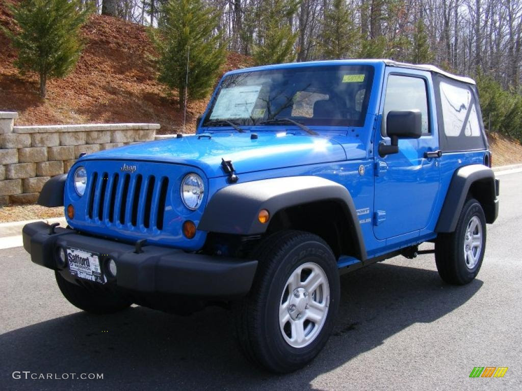 11 Cosmos Blue Jeep Wrangler Sport 4x4 Gtcarlot Com Car Color Galleries