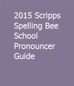 Free Read school pronouncer guide 2015 scripps PDF Book Free Download PDF