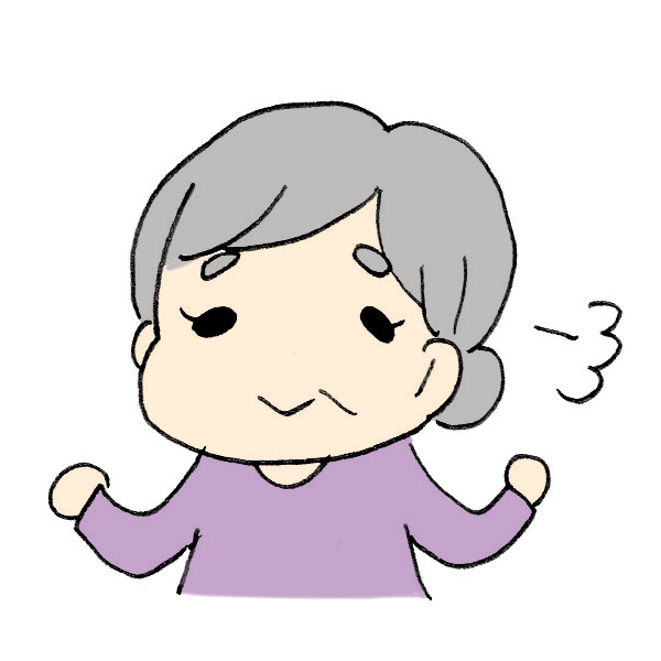 元気なおばあちゃんのイラスト かわいいフリー素材が無料のイラストレイン