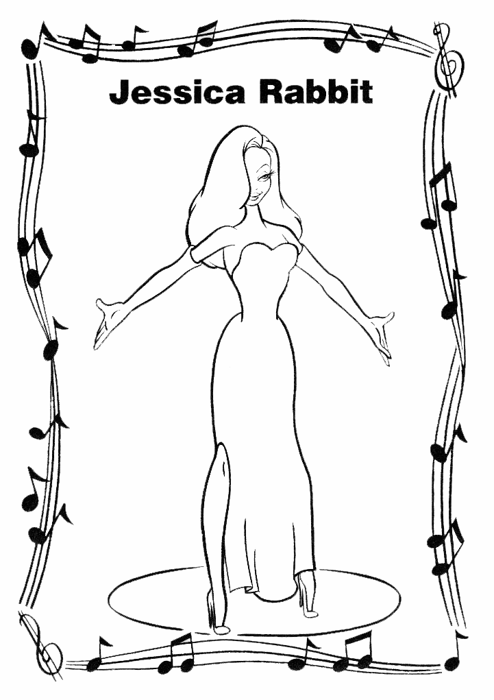 Download 35 Jessica Rabbit Coloring Pages Zsksydny Coloring Pages