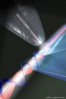 Dibujo20091023_Cartoon_phase-sensitive_near-field_microscope_in_Action