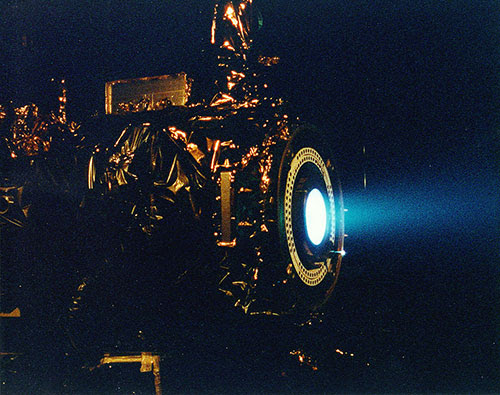 Motor de iones en pruebas