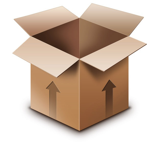 Carton Cardboard Box Icons