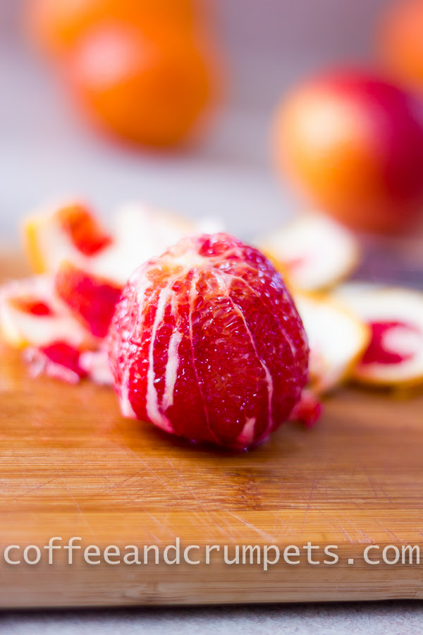 Blood Orange and Ricotta Tart