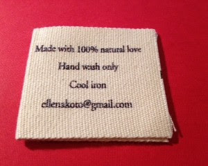 Care Label : Woven, Printed Satin & Cotton Care labels