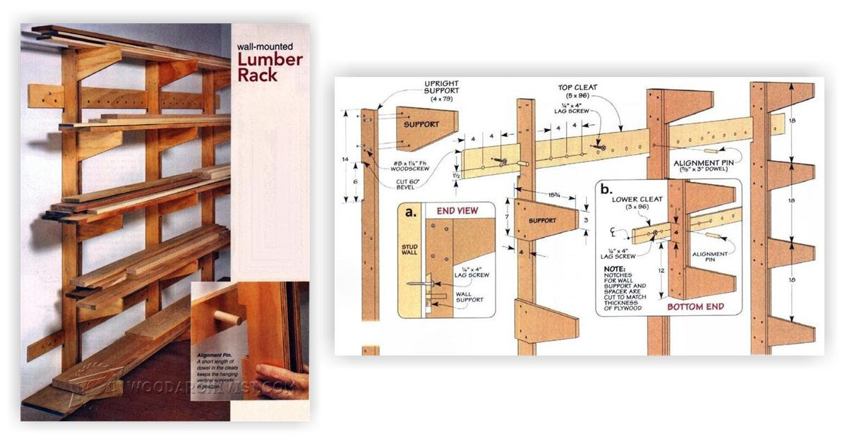 Lumber Rack Plans • WoodArchivist